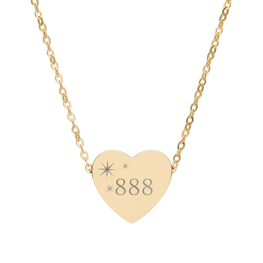 888 Angel Numbers | Necklace