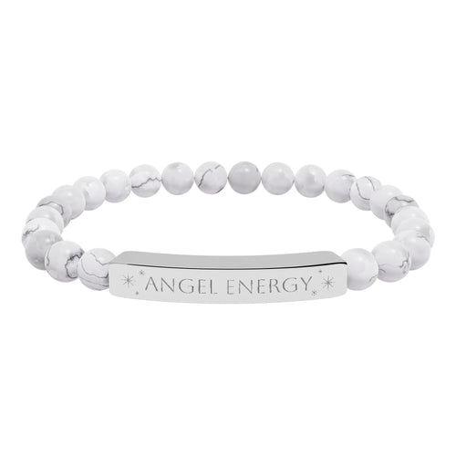 Angel Energy Natural Stone Bead Bracelet