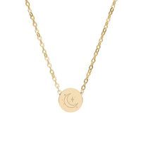 Moon and stars necklace