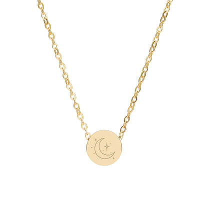 Moon and stars necklace