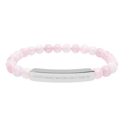 Everything works out for me bracelet