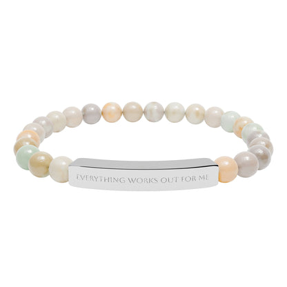 Everything works out for me bracelet