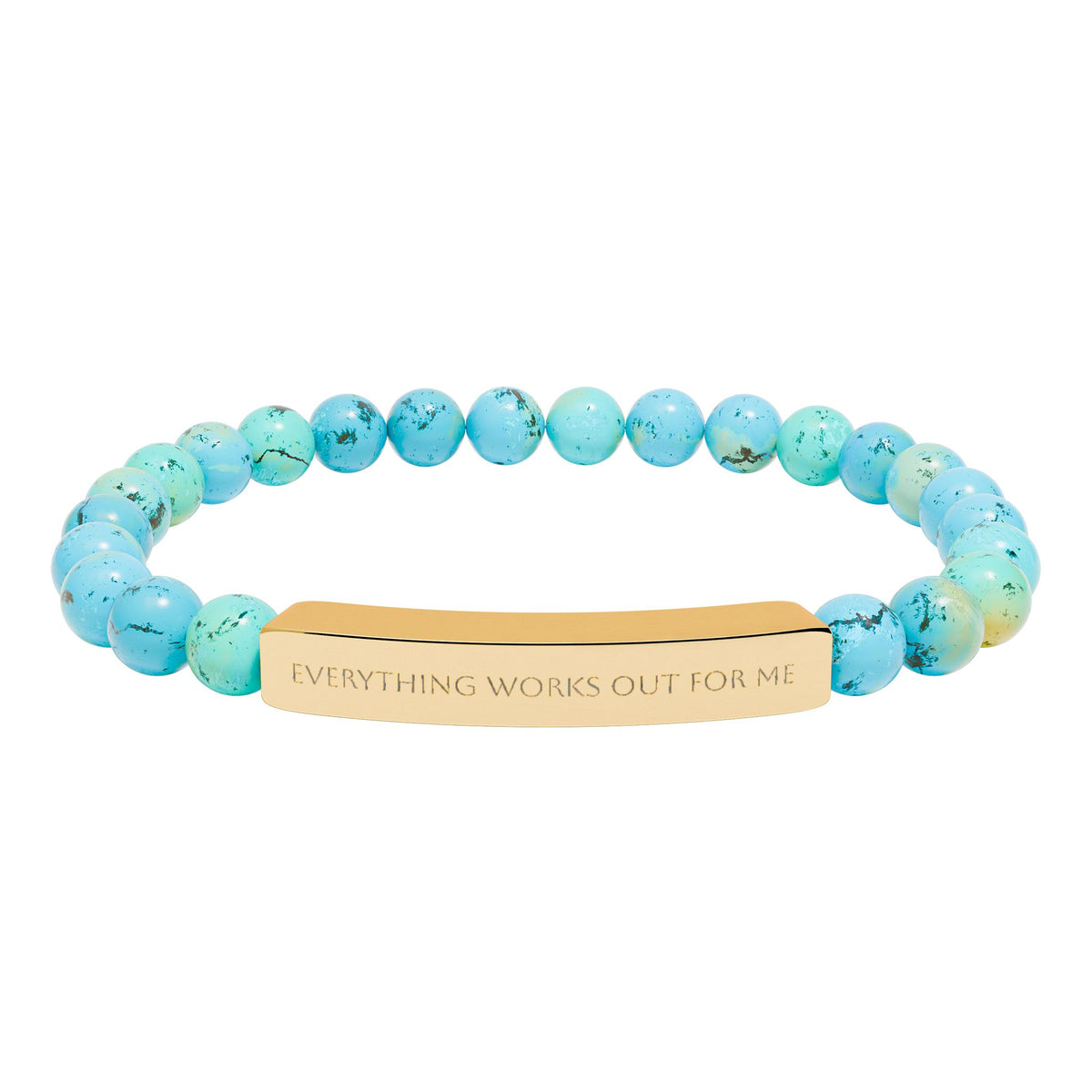 Everything works out for me bracelet
