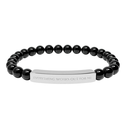 Everything works out for me bracelet