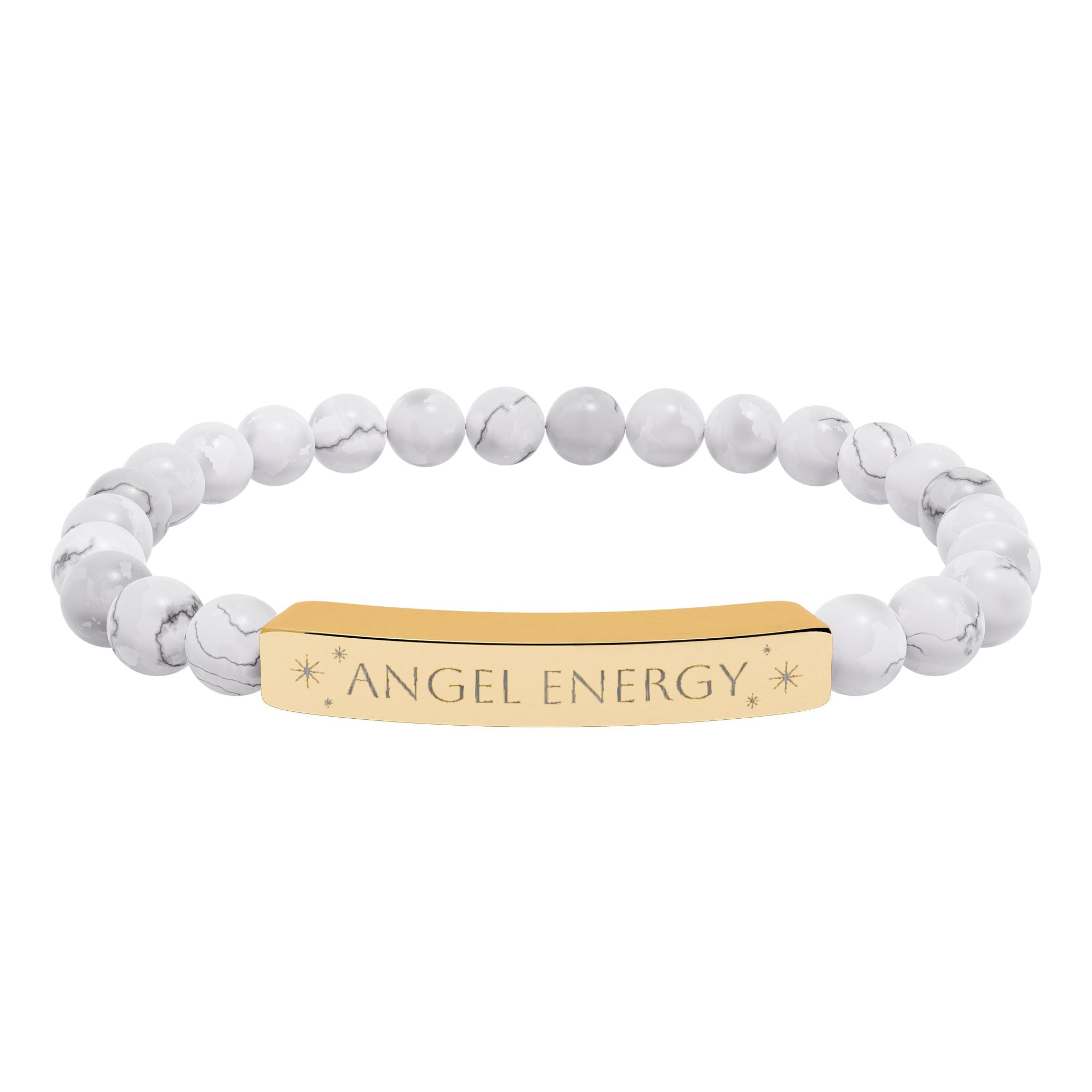 Angel Energy Natural Stone Bead Bracelet