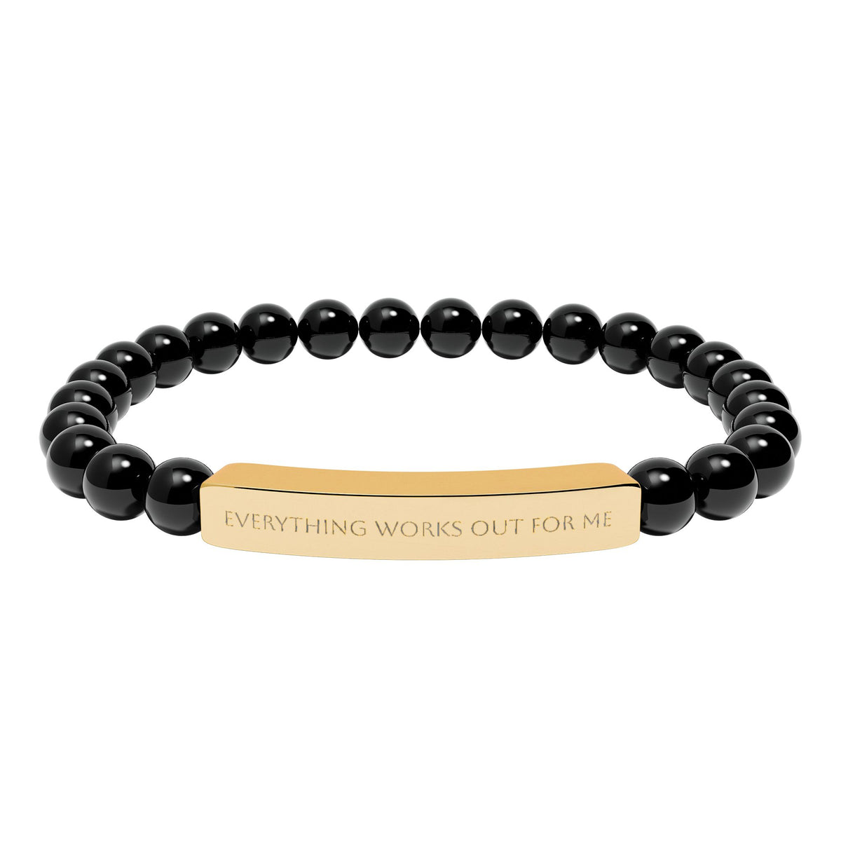 Everything works out for me bracelet