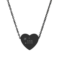 Heart Personalized 111 Charm Pendant