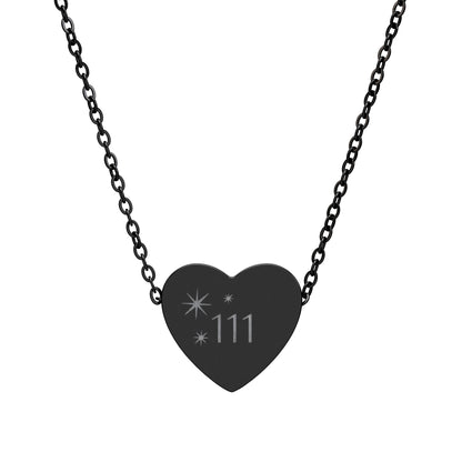 Heart Personalized 111 Charm Pendant